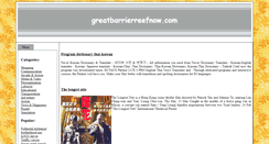 Desktop Screenshot of greatbarrierreefnow.com